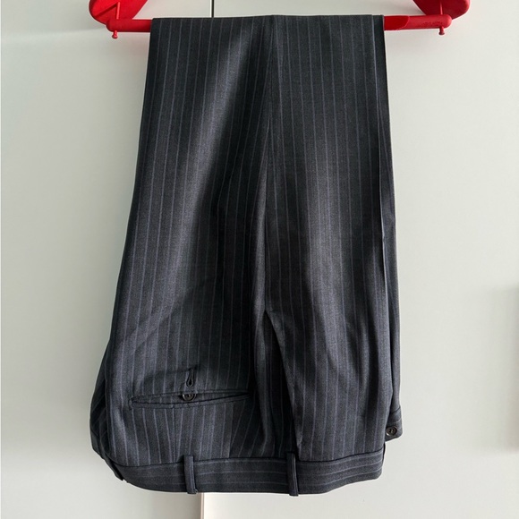 [SOLD] Ísaia Napoli Suit - size 50IT - grey with stripes - Excellent Conditon - Picture 9 of 10